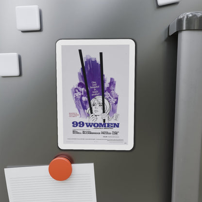 99 WOMEN 1969 Movie Poster - Die-Cut Magnet-The Sticker Space