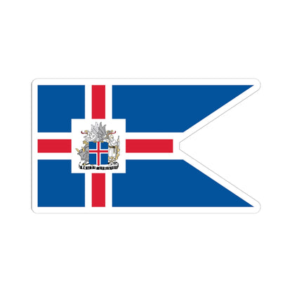 Flag of the President of Iceland (Iceland) STICKER Vinyl Kiss-Cut Decal