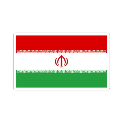 Flag of Iran upside down (Iran) STICKER Vinyl Kiss-Cut Decal