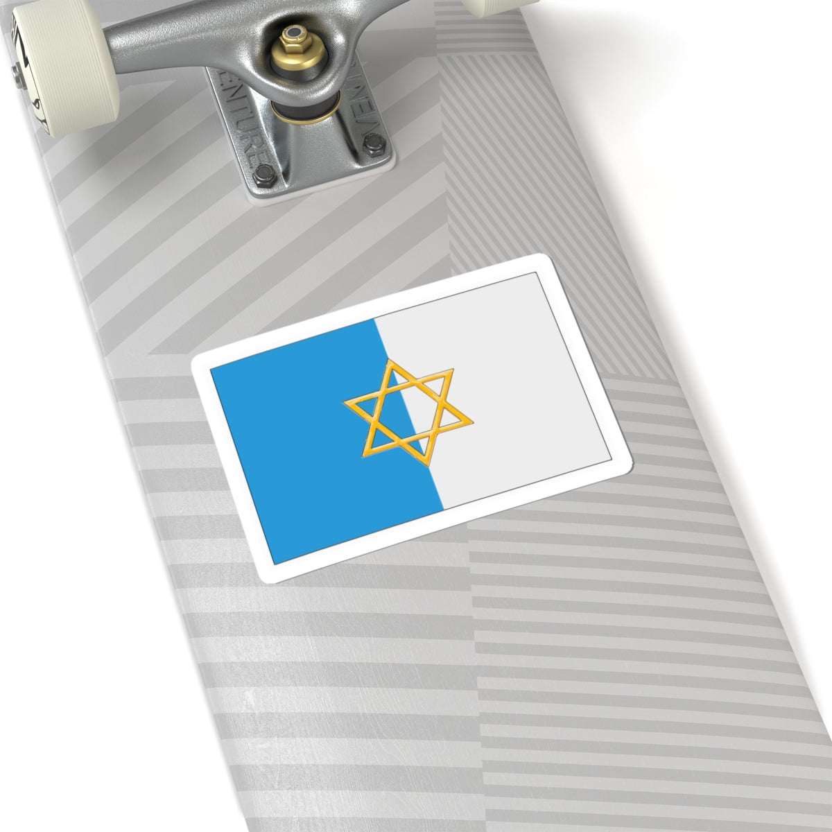 Palestine flag 1924 by British Mandate (Israel) STICKER Vinyl Kiss-Cut Decal