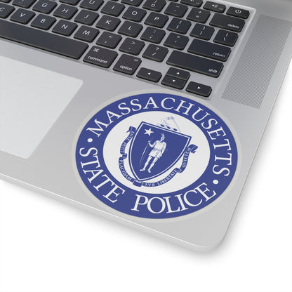 Seal of the State Police of Massachusetts - STICKER Vinyl Kiss-Cut Decal