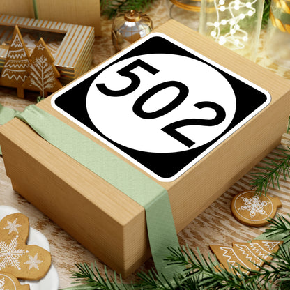 PR tertiary 502 (Puerto Rico) (Road Sign) STICKER Vinyl Kiss-Cut Decal