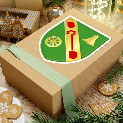 Achlum wapen (Netherlands) (Coat of Arms) STICKER Vinyl Kiss-Cut Decal