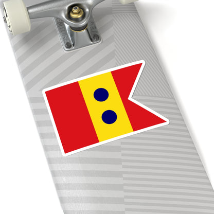 Flag of Division General Spain 1923-1931 1938-1977 (Spain) STICKER Vinyl Kiss-Cut Decal