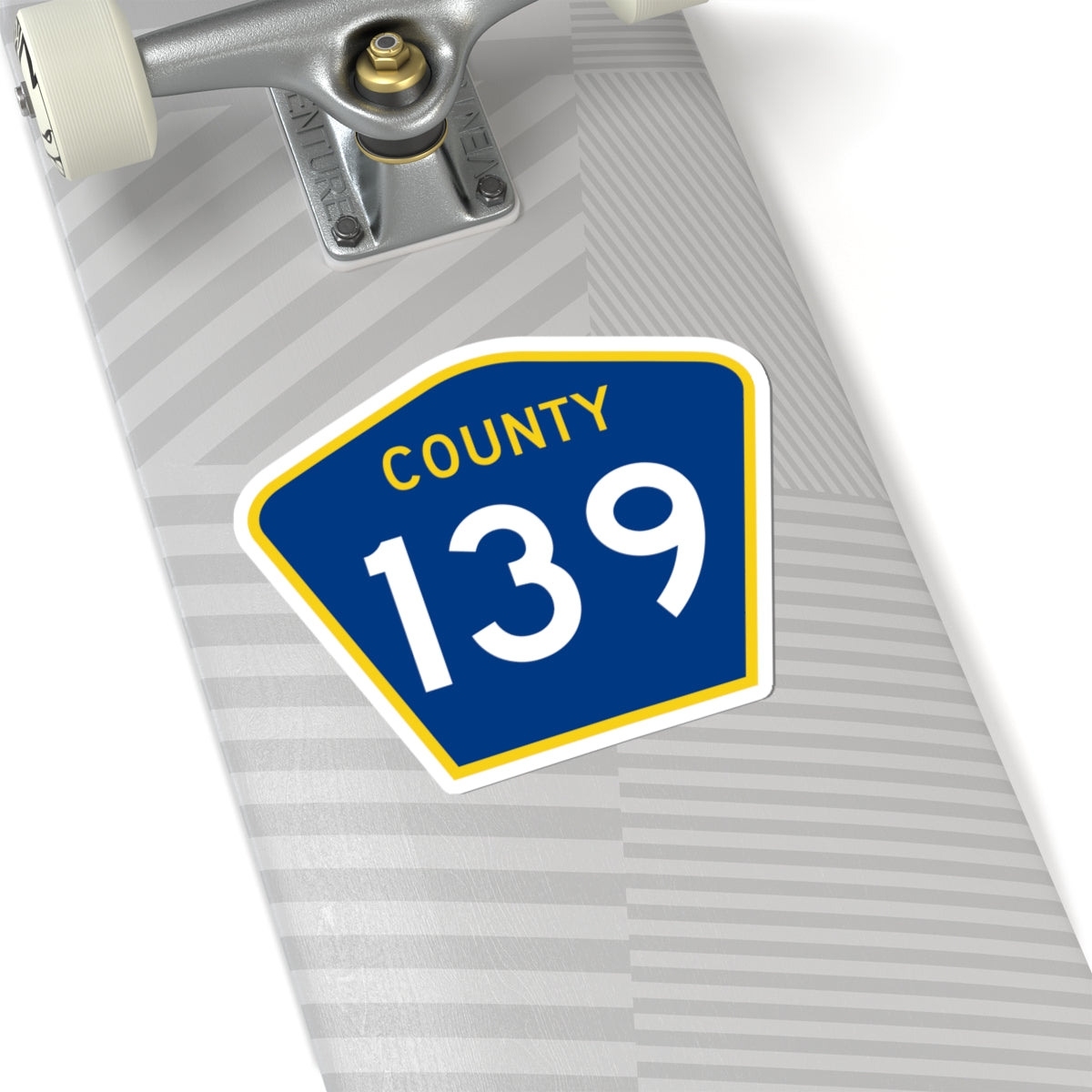 County 139 MN (Minnesota) (Road Sign) STICKER Vinyl Kiss-Cut Decal