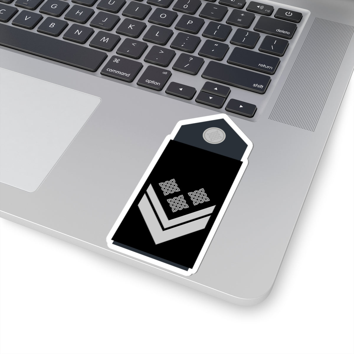 Naramenica odore časničkog namjesnika HRZ i PZO (Croatia) (Military Rank) STICKER Vinyl Kiss-Cut Decal