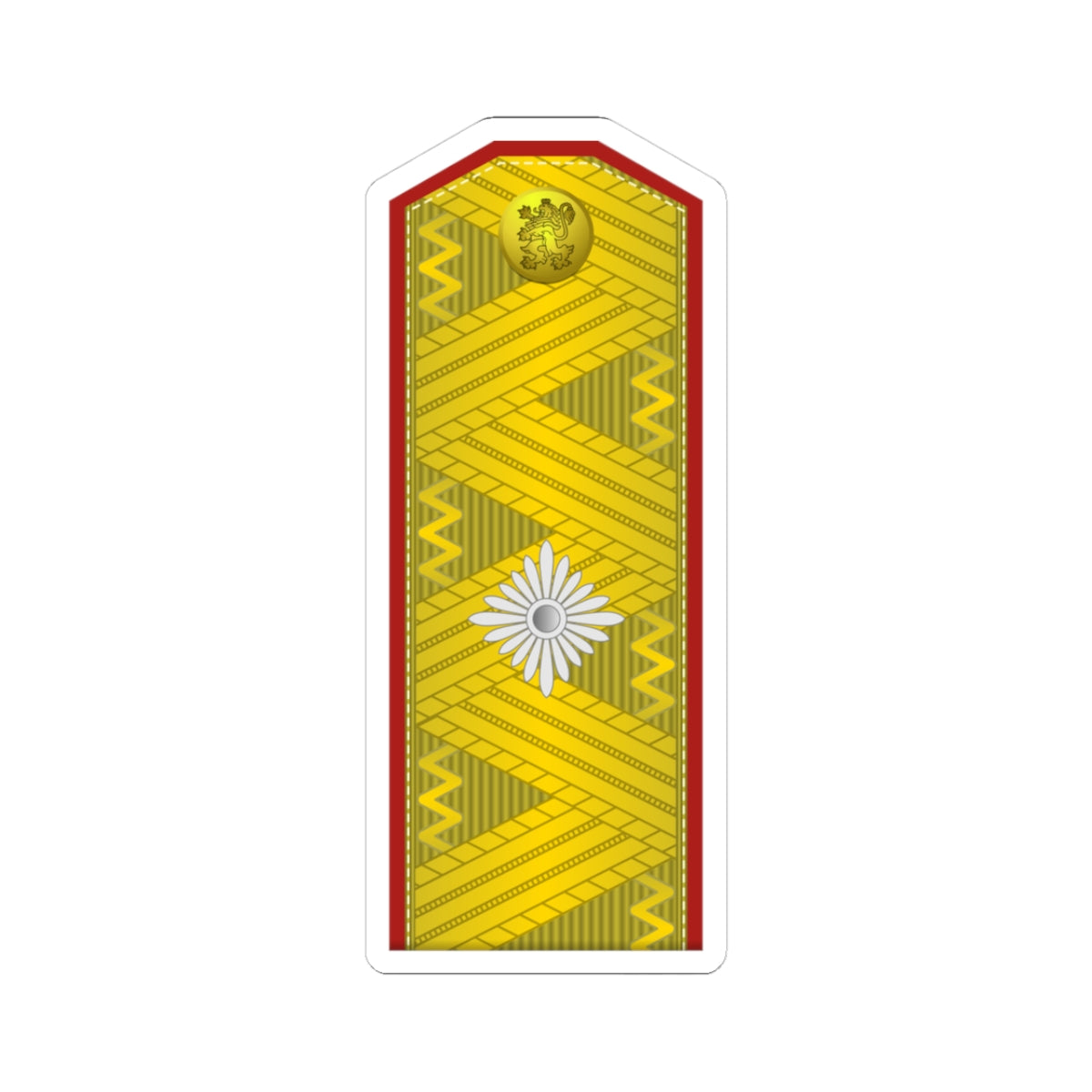 Bulgaria Army OF 6 (Bulgaria) (Military Rank) STICKER Vinyl Kiss-Cut Decal