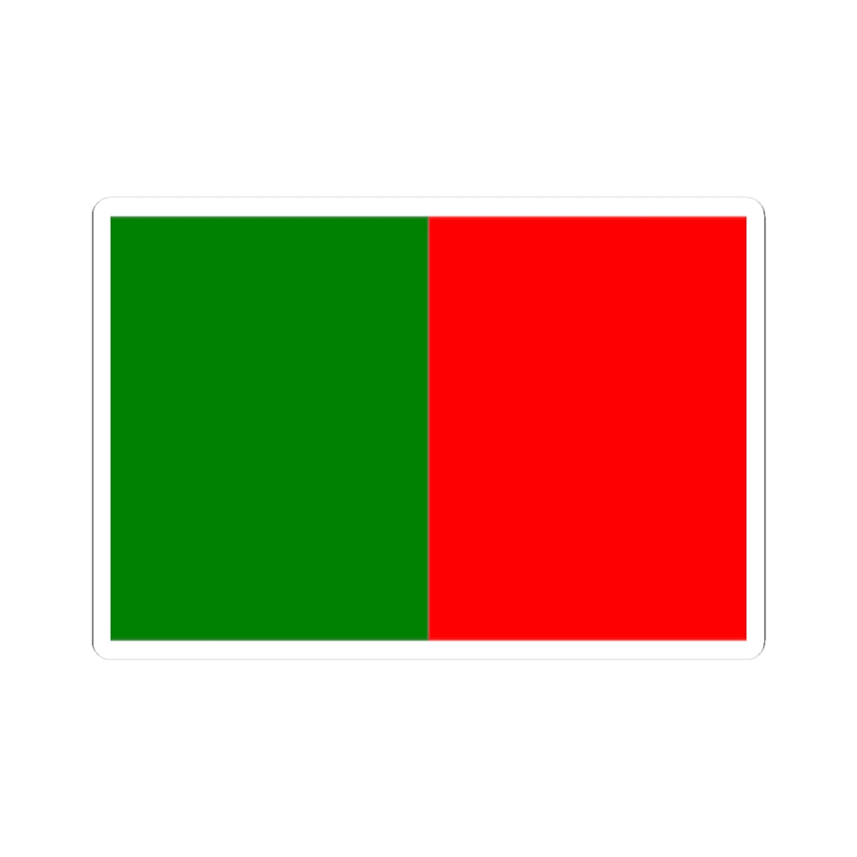 Flag of Bourges (France) STICKER Vinyl Kiss-Cut Decal