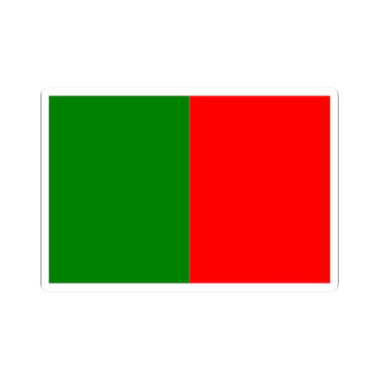 Flag of Bourges (France) STICKER Vinyl Kiss-Cut Decal