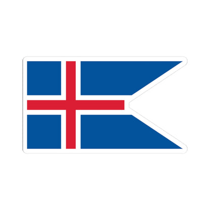 Flag of Iceland state (Iceland) STICKER Vinyl Kiss-Cut Decal