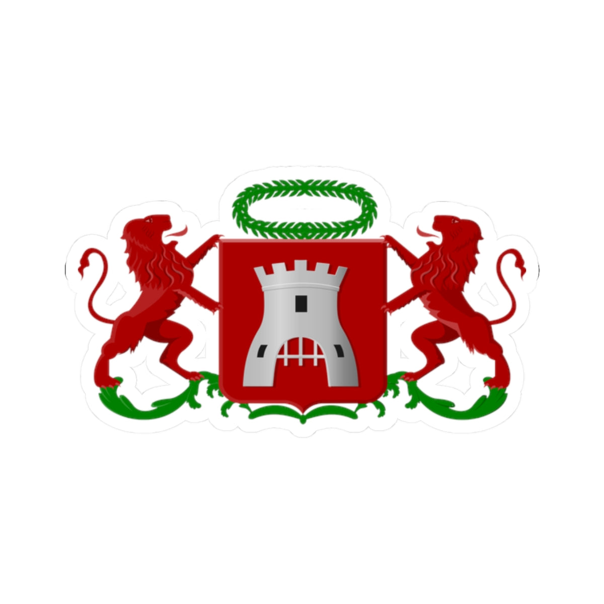 Alkmaar wapen 1816 (Netherlands) (Coat of Arms) STICKER Vinyl Kiss-Cut Decal