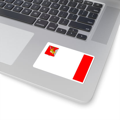 Flag of Vologda oblast (Russia) STICKER Vinyl Kiss-Cut Decal