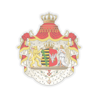 Grand Coat of Arms of Duchy of Warsaw - STICKER Vinyl Kiss-Cut Decal