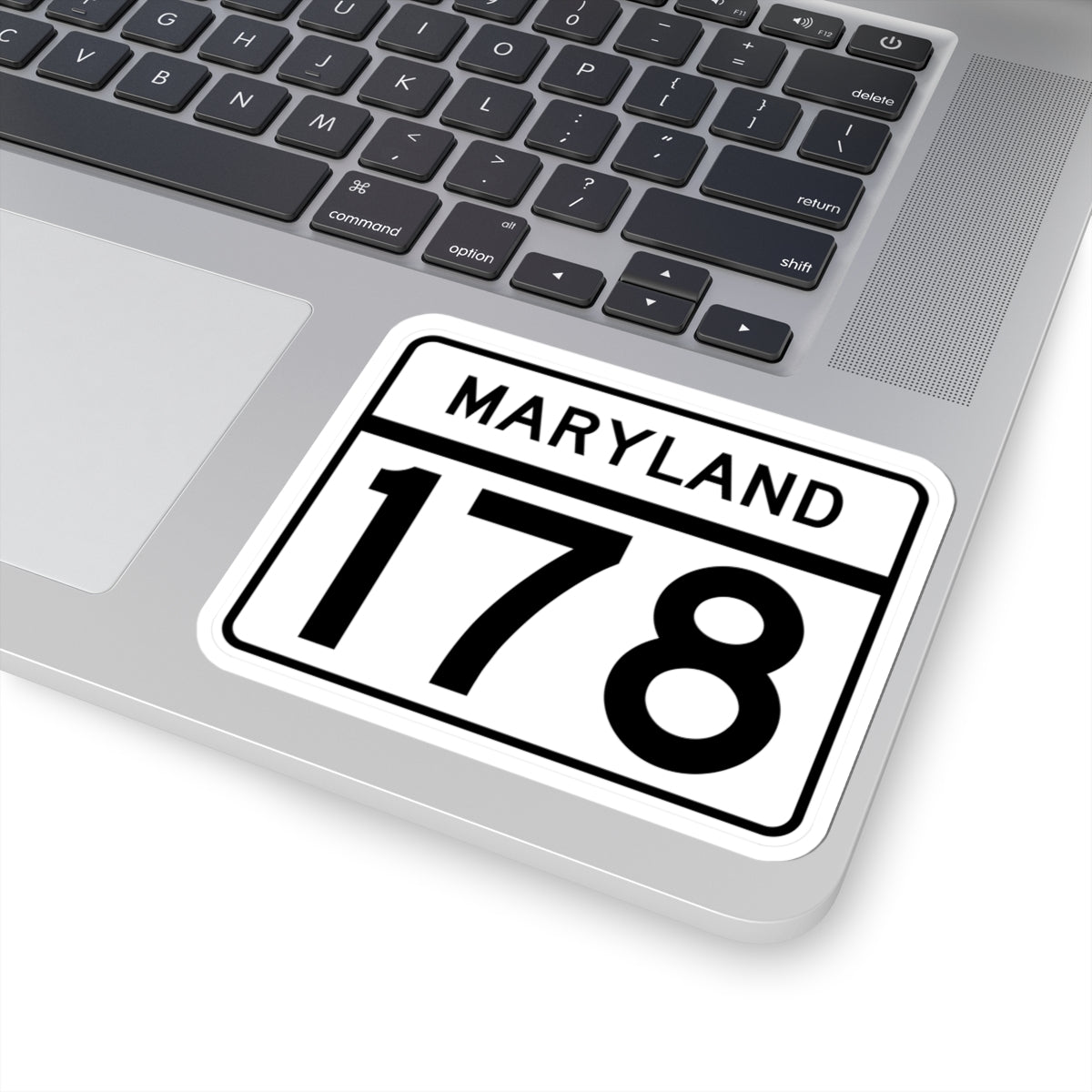 MD Route 178 (Maryland) (Road Sign) STICKER Vinyl Kiss-Cut Decal