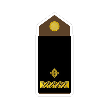 Army HRV OF 01b (Croatia) (Military Rank) STICKER Vinyl Kiss-Cut Decal