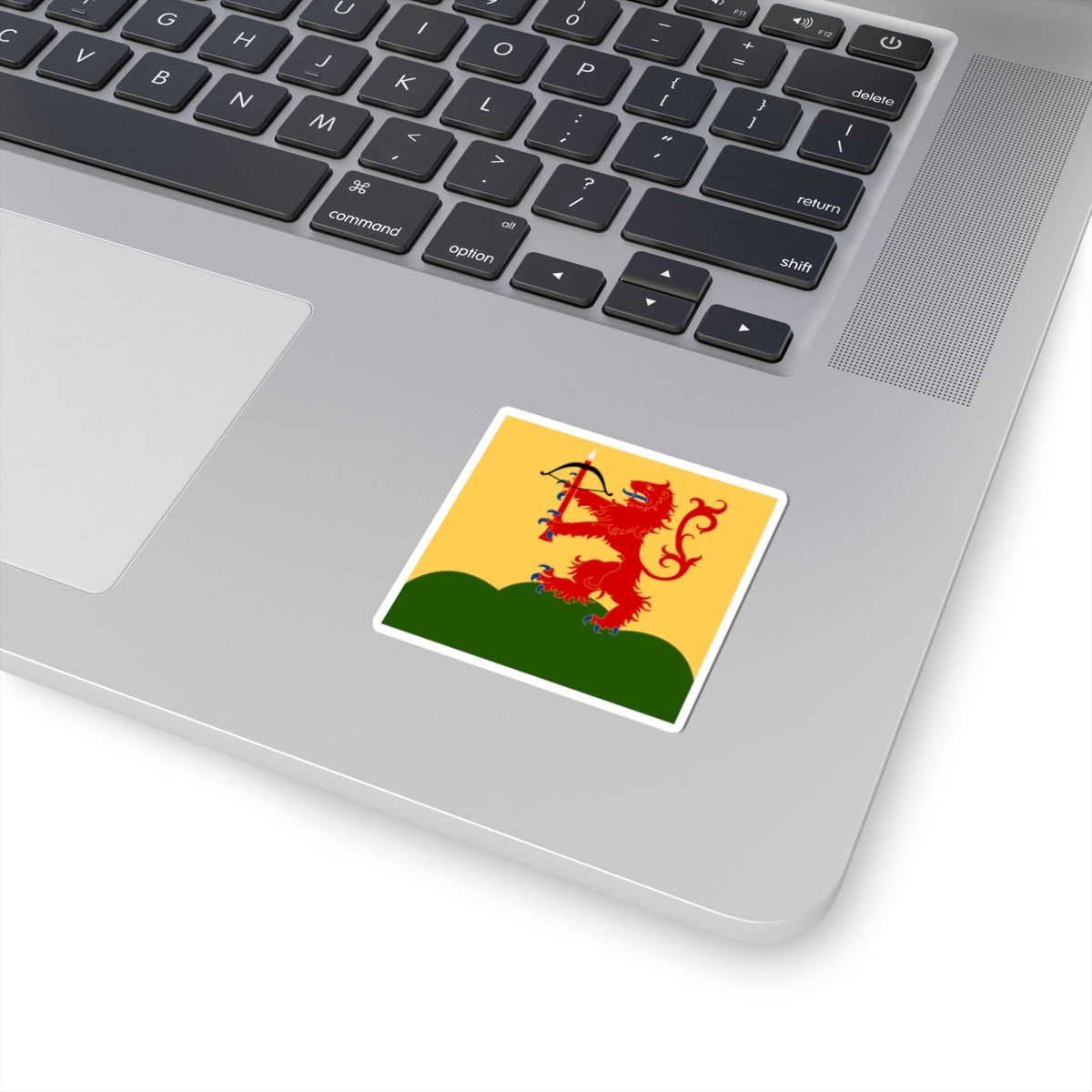 Kronobergs lan vapenflagga (Sweden) STICKER Vinyl Kiss-Cut Decal