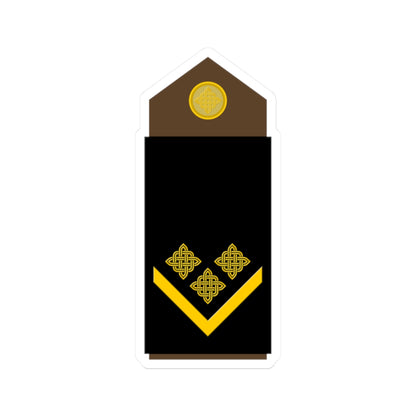 Army HRV OR 06 (Croatia) (Military Rank) STICKER Vinyl Kiss-Cut Decal