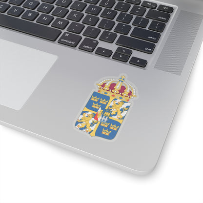 Great coat of arms of Sweden 4 - STICKER Vinyl Kiss-Cut Decal