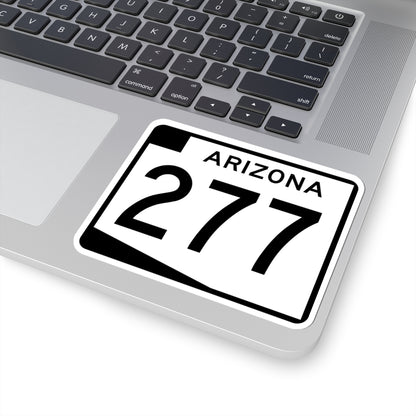 Arizona 277 (Arizona) (Road Sign) STICKER Vinyl Kiss-Cut Decal