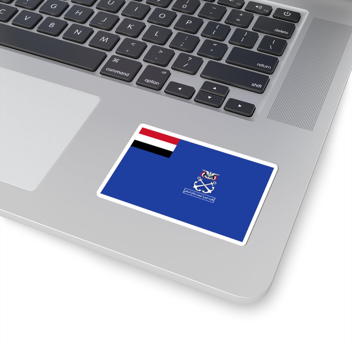 Flag of the Yemeni Navy (Yemen) STICKER Vinyl Kiss-Cut Decal