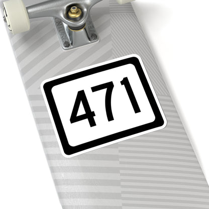 WV-471 (Virginia) (Road Sign) STICKER Vinyl Kiss-Cut Decal