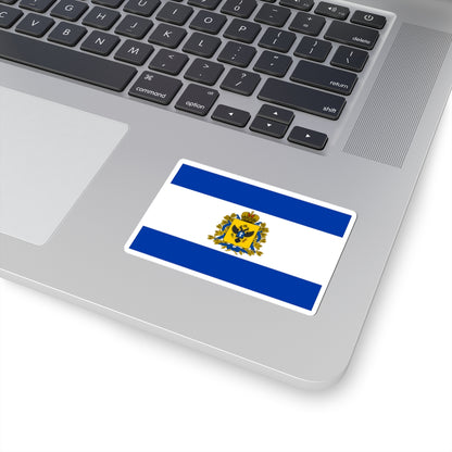 Flag of Kherson Oblast Russia (Russia) STICKER Vinyl Kiss-Cut Decal