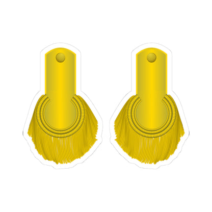 British Army Field Officer1760 1810 (United Kingdom) (Military Rank) STICKER Vinyl Kiss-Cut Decal