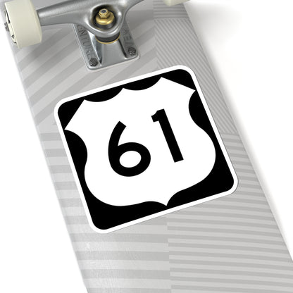 US 61 MN 1961 (Minnesota) (Road Sign) STICKER Vinyl Kiss-Cut Decal