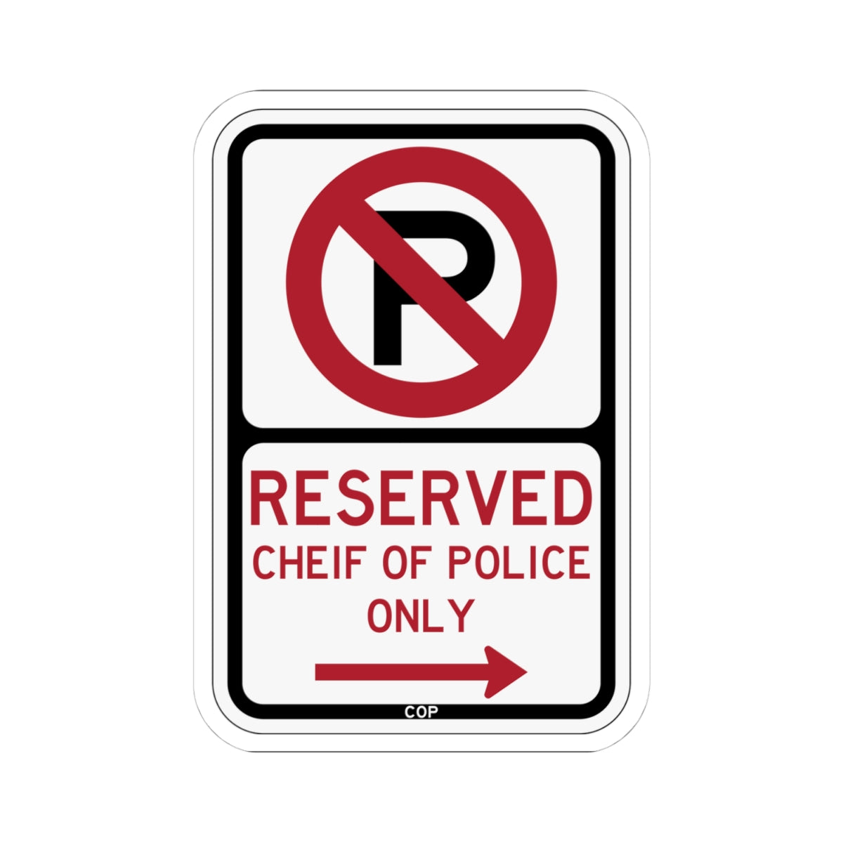 PBOT Road sign P4200R (Oregon) (Road Sign) STICKER Vinyl Kiss-Cut Decal