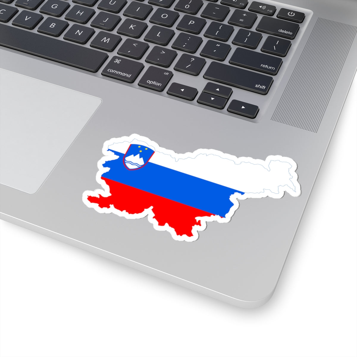 Flag-map of Slovenia2 (Slovenia) STICKER Vinyl Kiss-Cut Decal