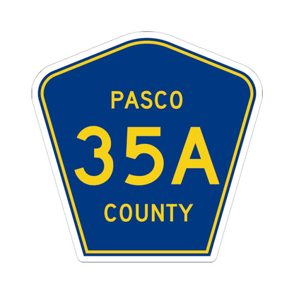 Pasco County Road 35A FL (Florida) (Road Sign) STICKER Vinyl Kiss-Cut Decal