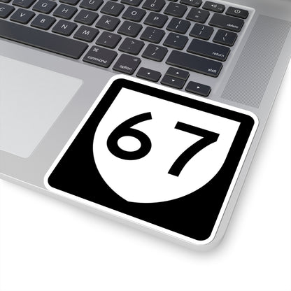PR urban primary 67 (Puerto Rico) (Road Sign) STICKER Vinyl Kiss-Cut Decal