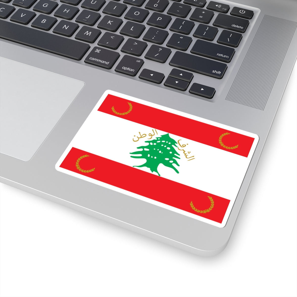Flag of the Lebanese Armed Forces Front (Lebanon) STICKER Vinyl Kiss-Cut Decal