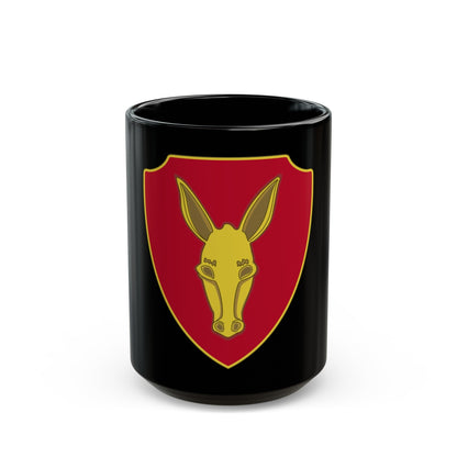 99th Field Artillery Battalion (U.S. Army) Black Coffee Mug-15oz-The Sticker Space