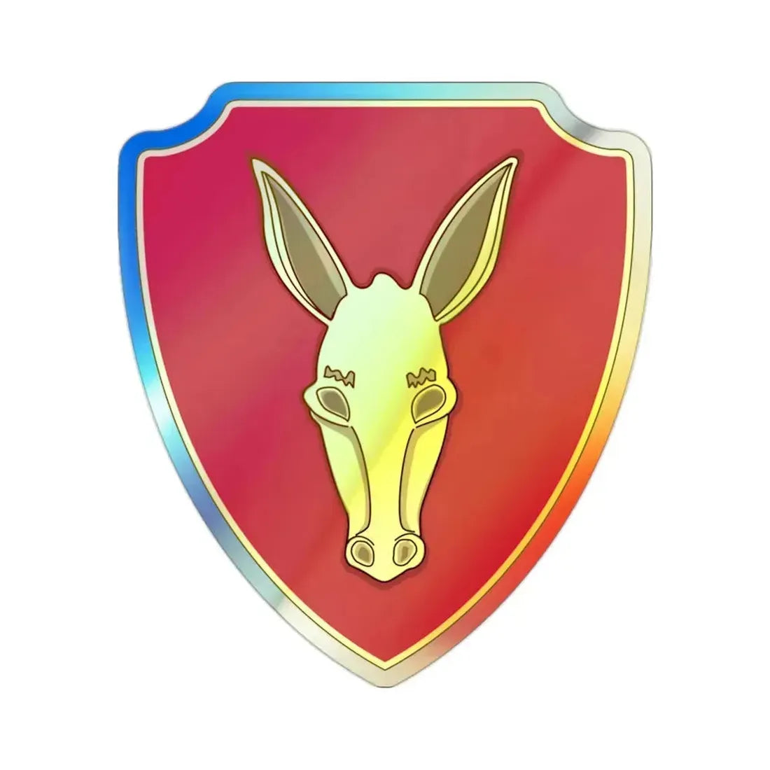 99th Field Artillery Battalion (U.S. Army) Holographic STICKER Die-Cut Vinyl Decal 2 Inch Holographic - The Sticker Space