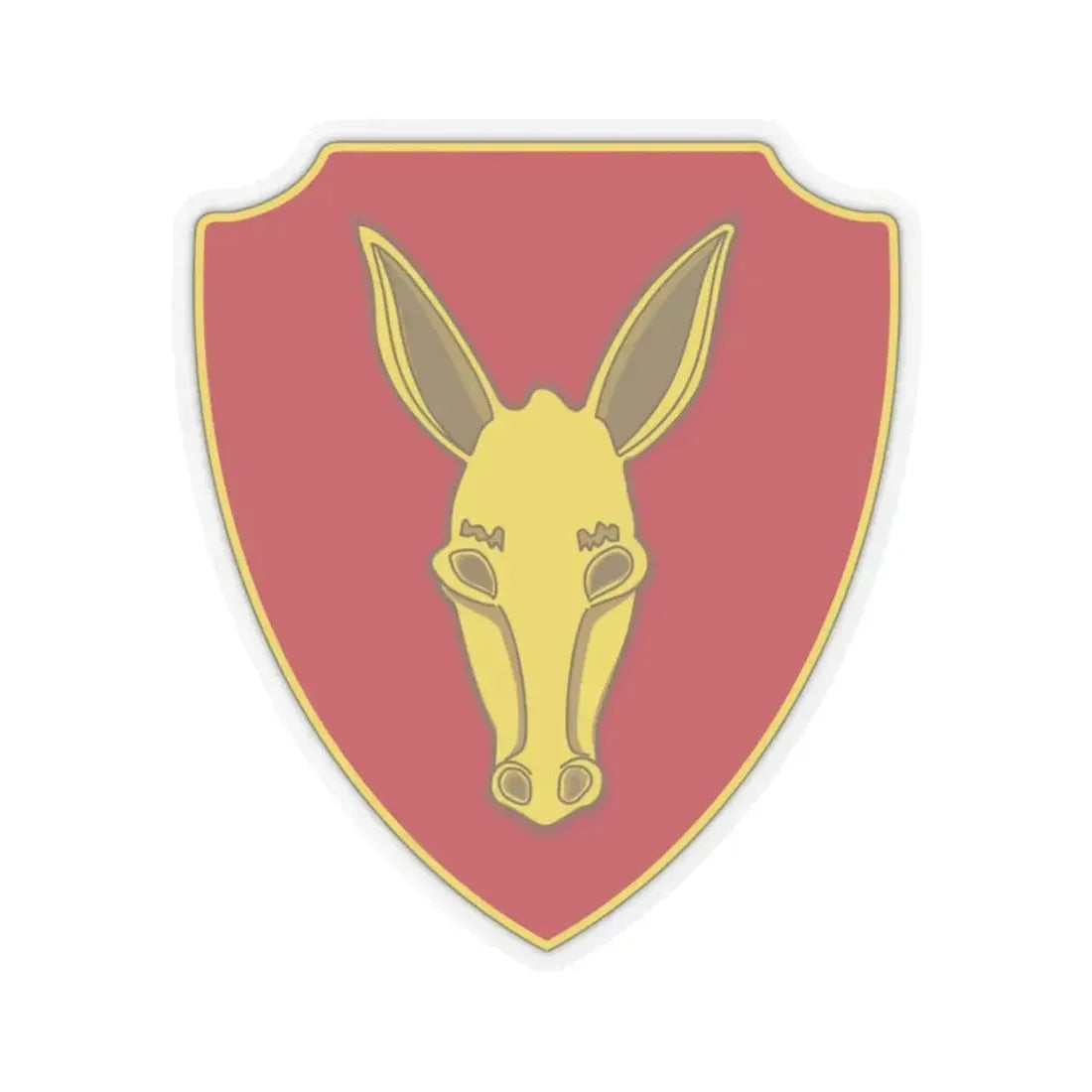 99th Field Artillery Battalion (U.S. Army) STICKER Vinyl Kiss-Cut Decal 2 Inch Transparent - The Sticker Space
