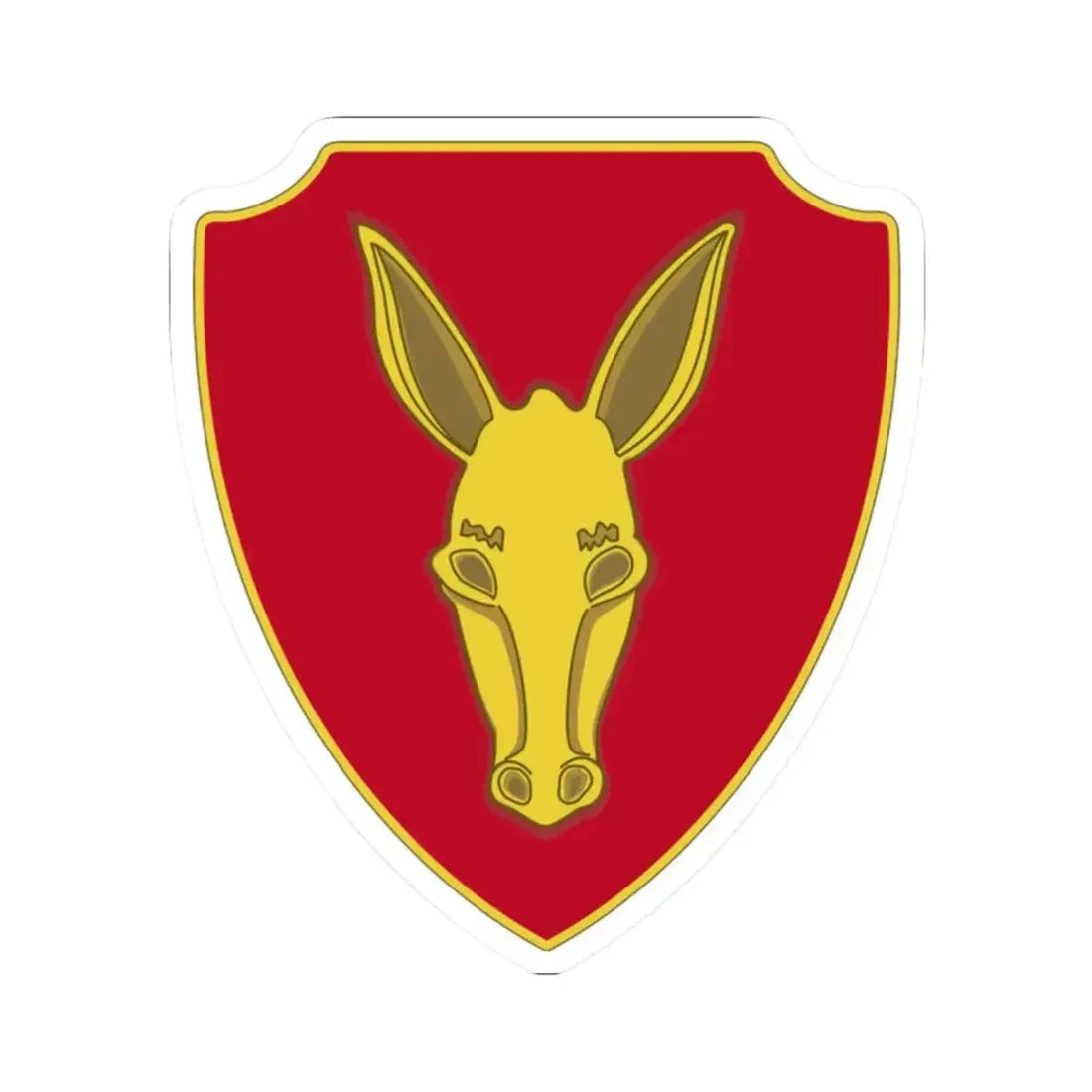 99th Field Artillery Battalion (U.S. Army) STICKER Vinyl Kiss-Cut Decal 2 Inch White - The Sticker Space