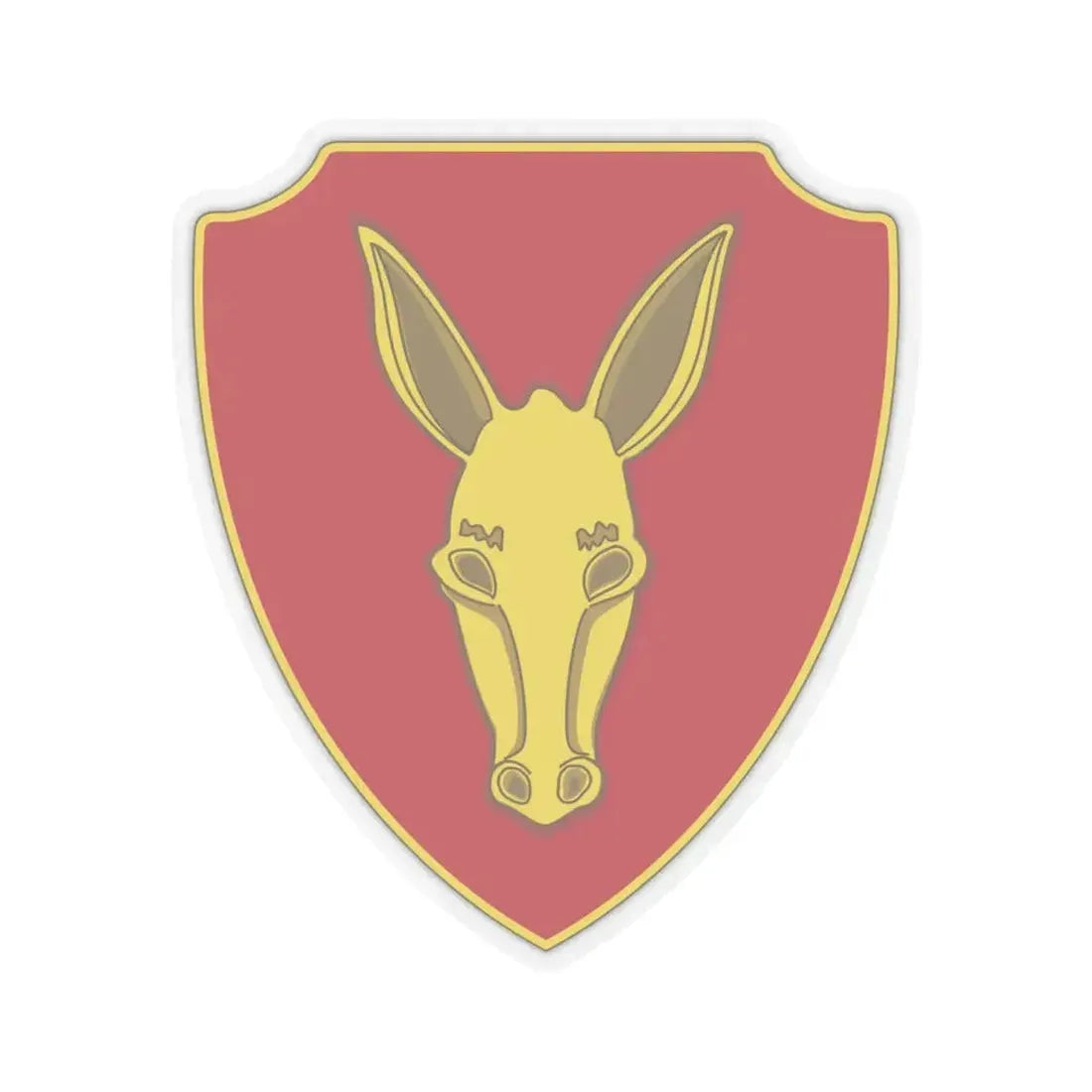 99th Field Artillery Battalion (U.S. Army) STICKER Vinyl Kiss-Cut Decal 4 Inch Transparent - The Sticker Space