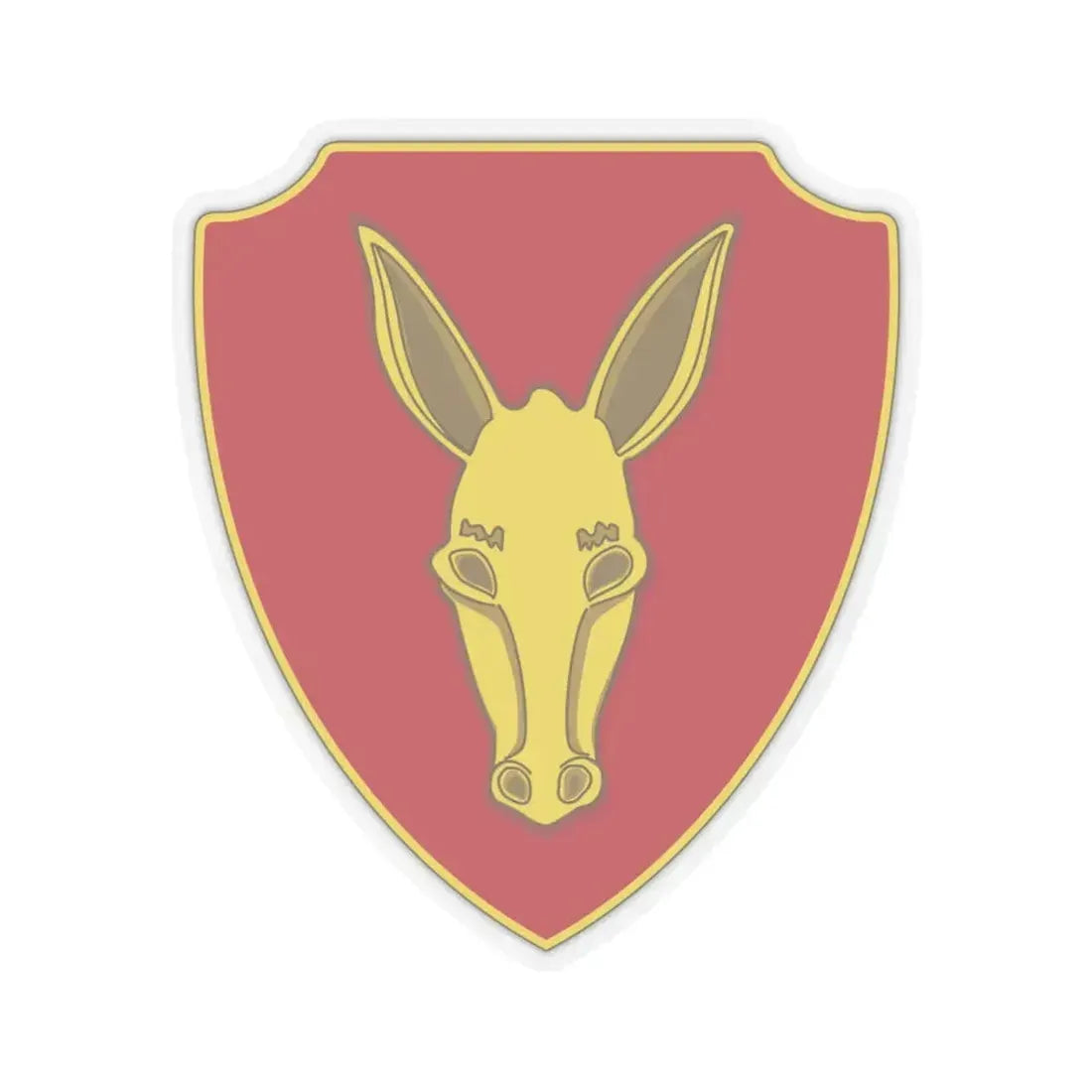 99th Field Artillery Battalion (U.S. Army) STICKER Vinyl Kiss-Cut Decal 6 Inch Transparent - The Sticker Space