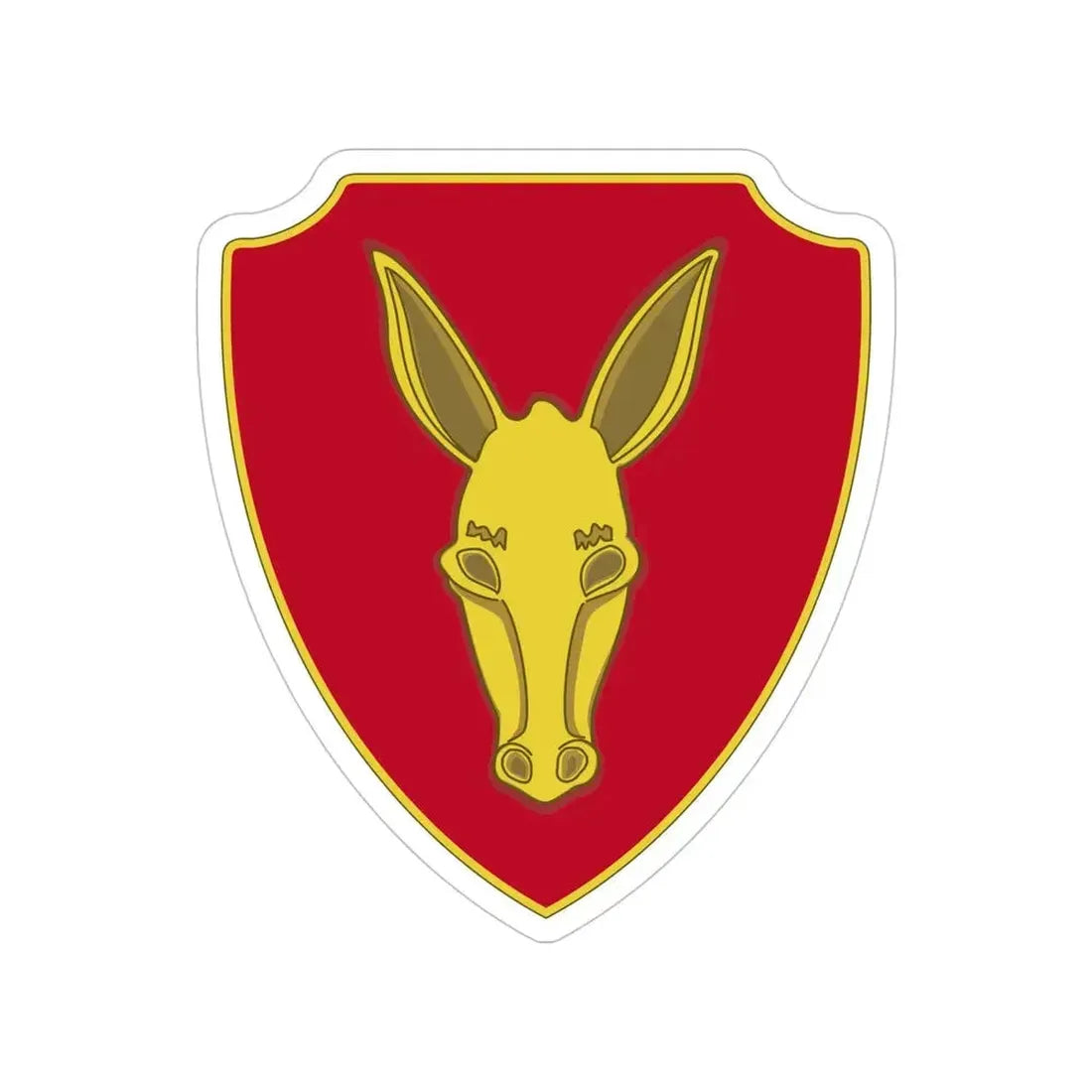 99th Field Artillery Battalion (U.S. Army) Transparent STICKER Die-Cut Vinyl Decal 5 Inch - The Sticker Space
