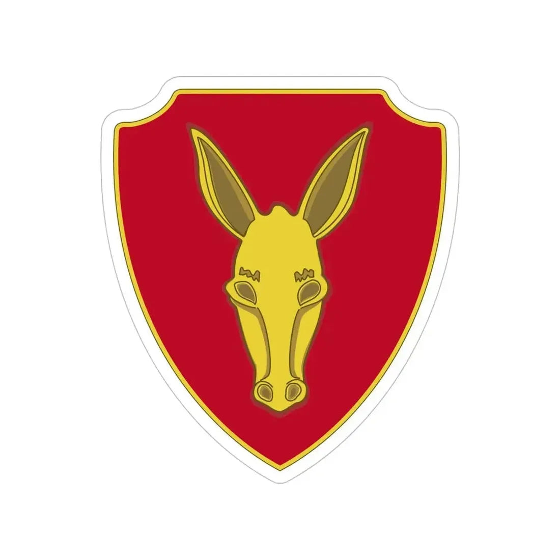99th Field Artillery Battalion (U.S. Army) Transparent STICKER Die-Cut Vinyl Decal 6 Inch - The Sticker Space