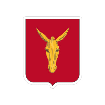 99th Field Artillery Battalion v2 (U.S. Army) REVERSE PRINT Transparent STICKER-4 Inch-The Sticker Space