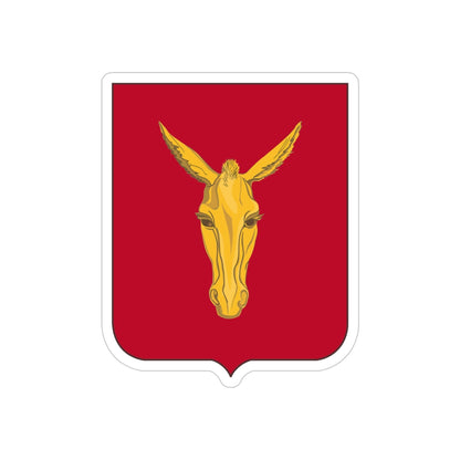 99th Field Artillery Battalion v2 (U.S. Army) REVERSE PRINT Transparent STICKER-5 Inch-The Sticker Space