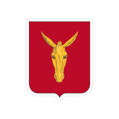 99th Field Artillery Battalion v2 (U.S. Army) REVERSE PRINT Transparent STICKER-6 Inch-The Sticker Space