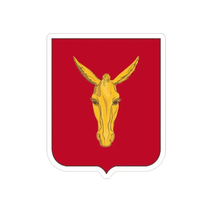 99th Field Artillery Battalion v2 (U.S. Army) REVERSE PRINT Transparent Die-Cut STICKER - The Sticker Space