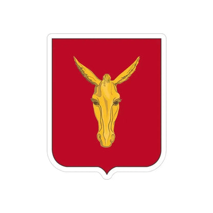 99th Field Artillery Battalion v2 (U.S. Army) REVERSE PRINT Transparent Die-Cut STICKER - The Sticker Space