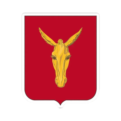 99th Field Artillery Battalion v2 (U.S. Army) STICKER Vinyl Kiss-Cut Decal 2 Inch White - The Sticker Space