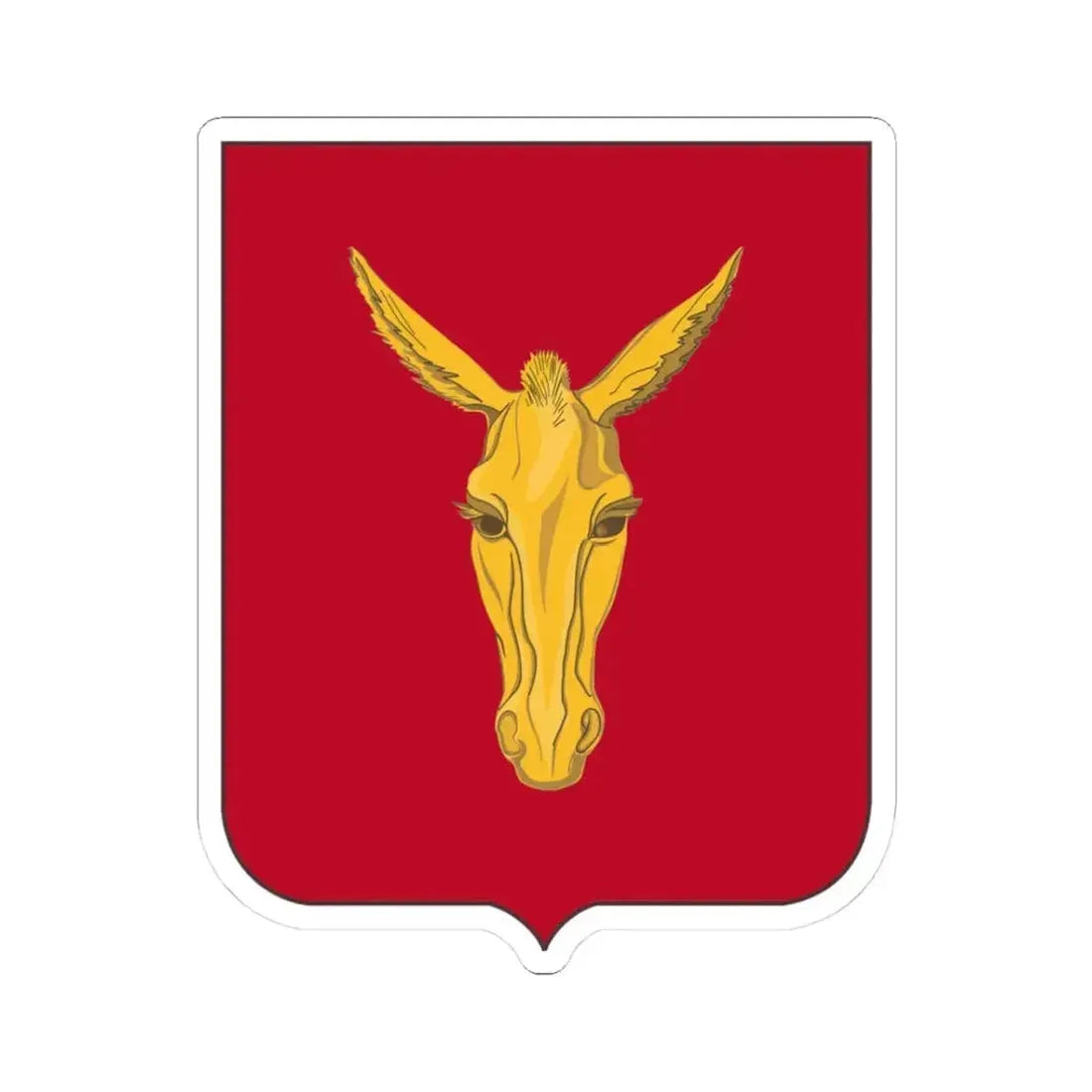 99th Field Artillery Battalion v2 (U.S. Army) STICKER Vinyl Kiss-Cut Decal 3 Inch White - The Sticker Space