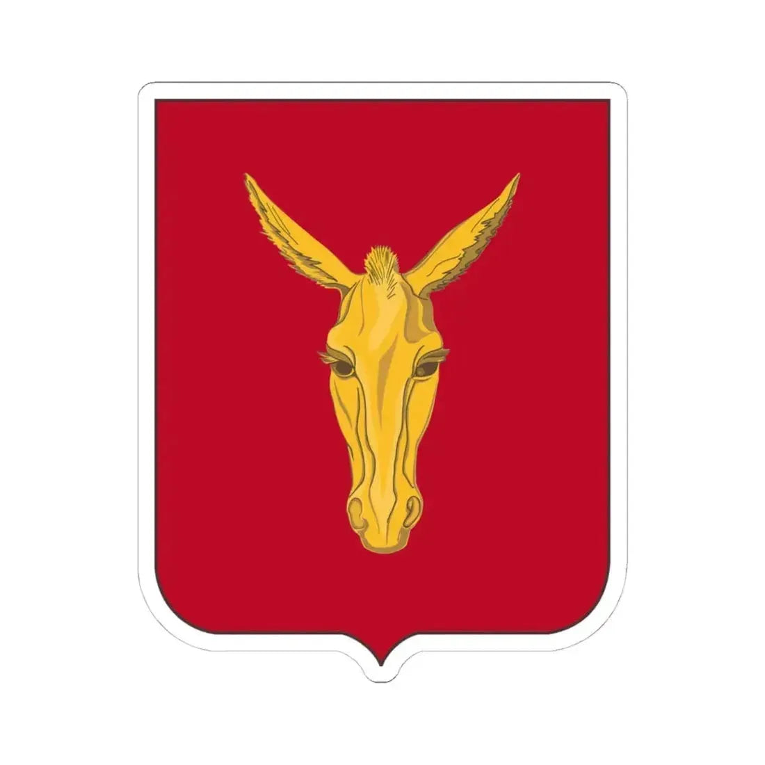 99th Field Artillery Battalion v2 (U.S. Army) STICKER Vinyl Kiss-Cut Decal 4 Inch White - The Sticker Space