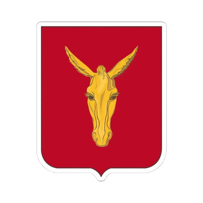 99th Field Artillery Battalion v2 (U.S. Army) STICKER Vinyl Kiss-Cut Decal 4 Inch White - The Sticker Space